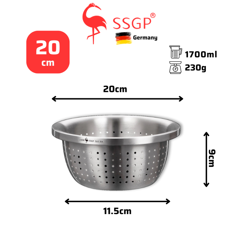 Rổ Thoát Nước Frankfurt Inox 304 SSGP - SSGP Việt Nam