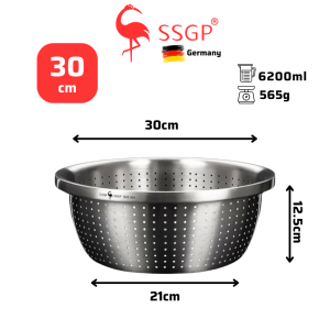 Rổ Thoát Nước Frankfurt Inox 304 SSGP size 30cm