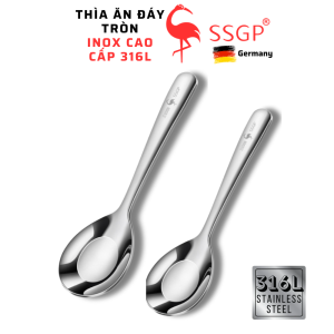Muỗng Inox 316L Đáy Tròn Lớn