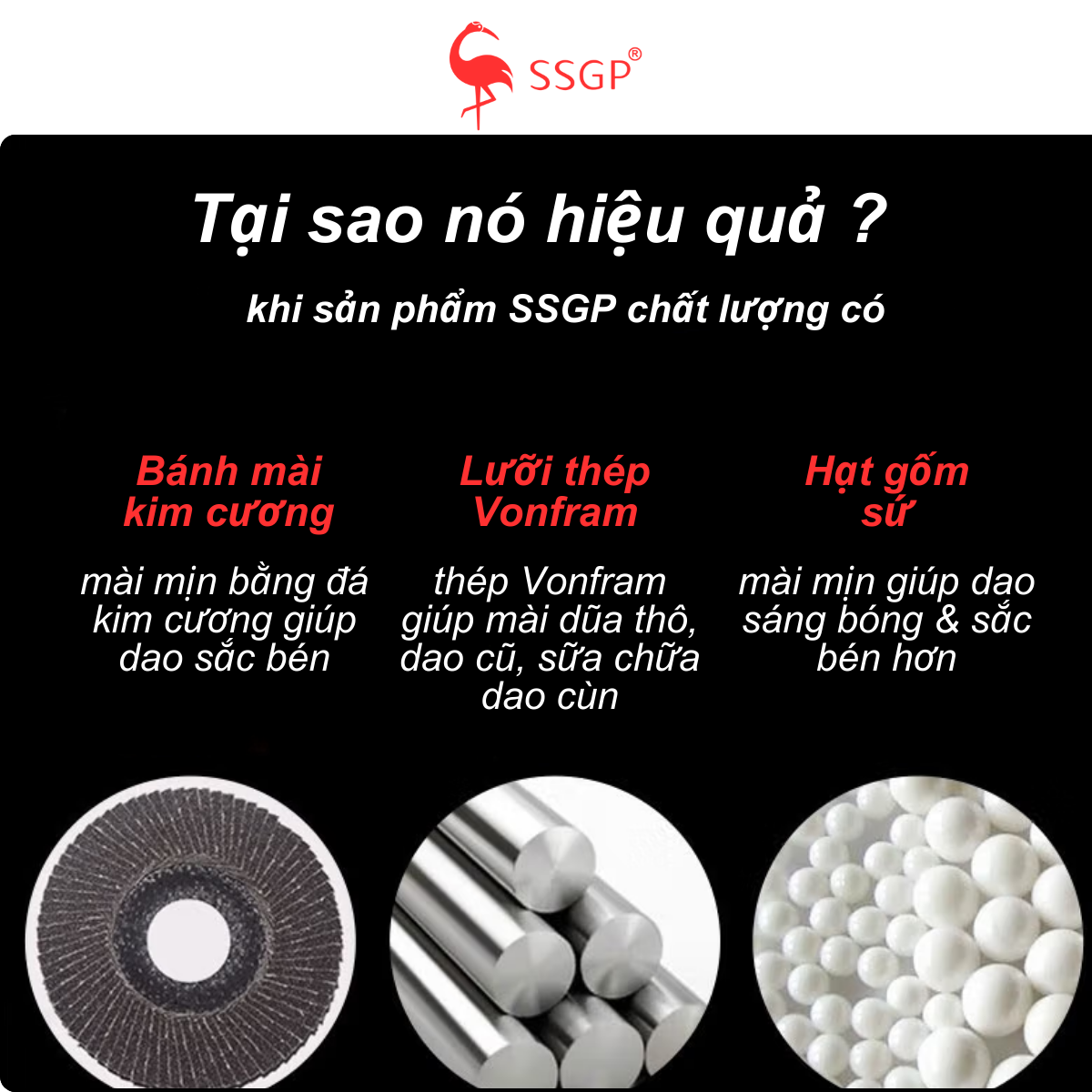 Dụng cụ mài dao kéo đa năng 4 trong 1 SSGP
