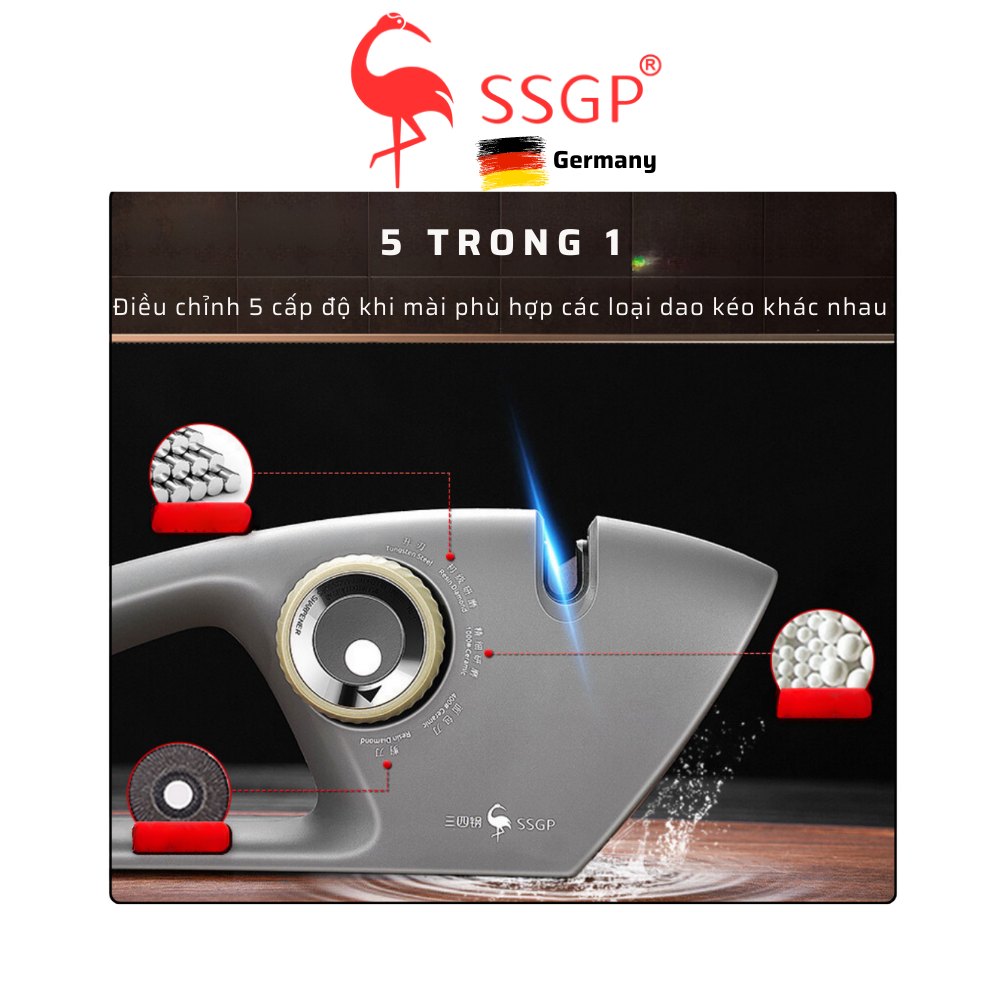 Máy mài dao kéo Shark SSGP - Hình ảnh 7