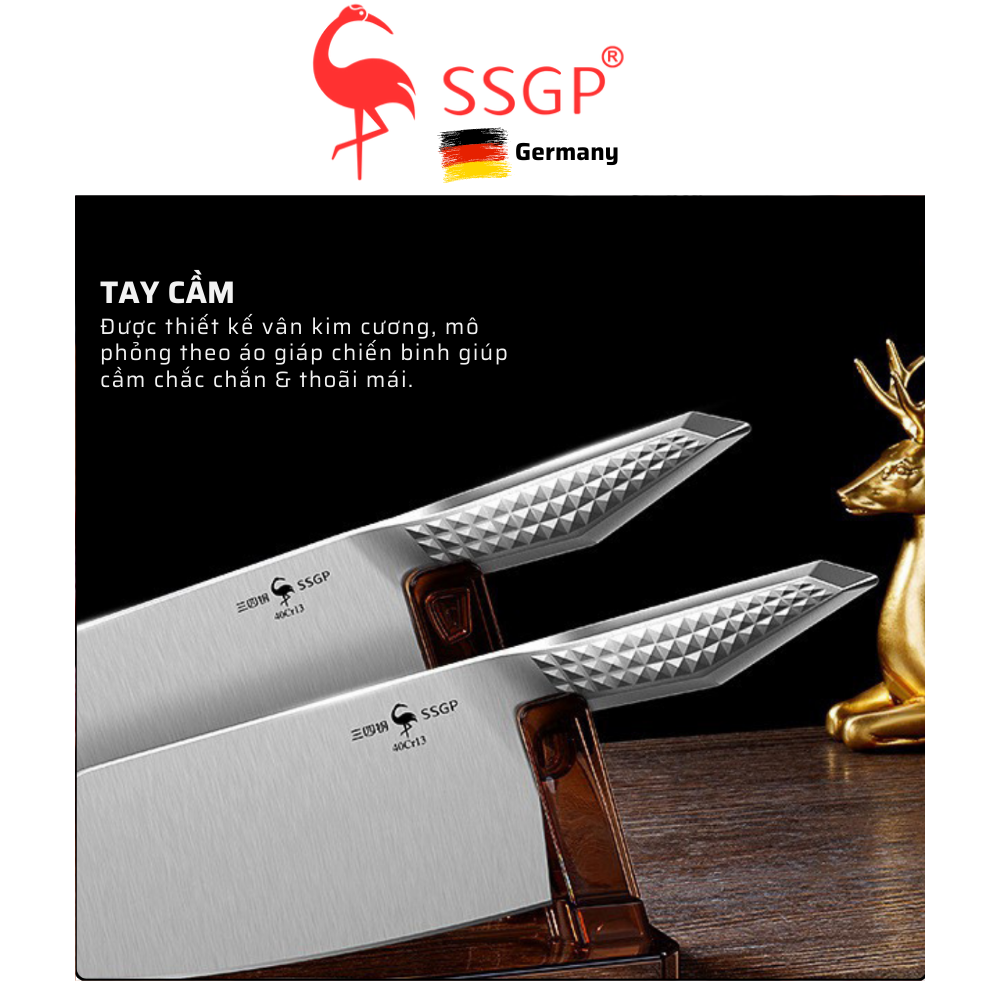 Dao chặt xương Stuttgart SSGP - Thép Đức, Sắc Bén, Bền Bỉ, Thiết Kế Độc Đáo - Hình ảnh 7