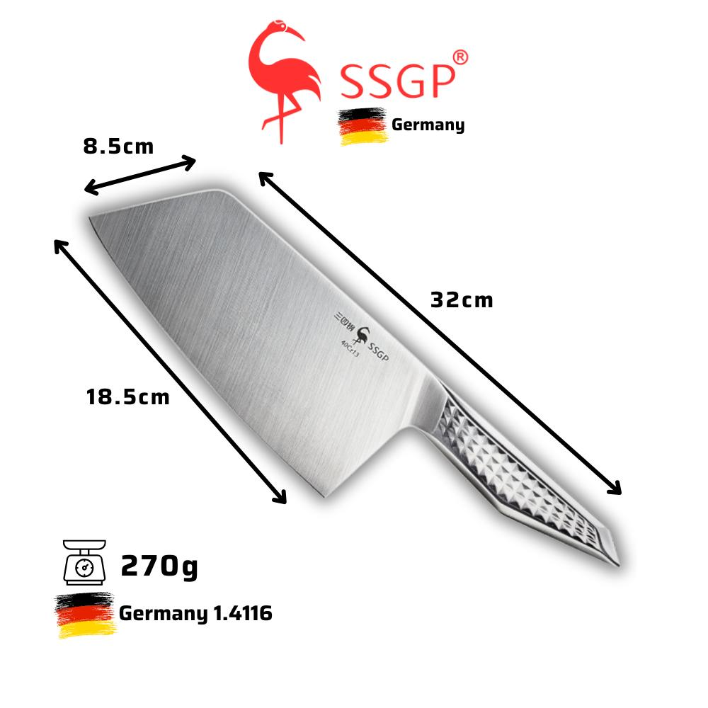 Dao chặt xương Stuttgart SSGP - Thép Đức, Sắc Bén, Bền Bỉ, Thiết Kế Độc Đáo - Hình ảnh 3
